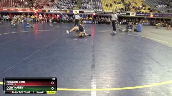 133 lbs Finals (2 Team) - Connor Kidd, Luther vs Coby Haney, Millikin