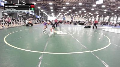 154 lbs Consi Of 8 #1 - Joseph Foalima, FL vs Paul Ortega, NY