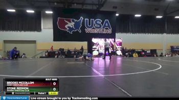 119 lbs Semifinal - Stone Redmon, Dundee Wrestling Club vs Brooks McCollom, Husky Wrestling Club