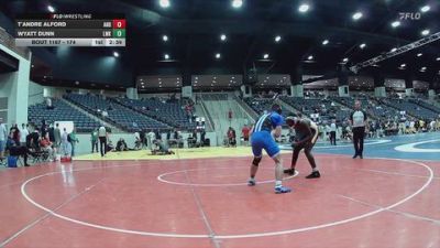 174 lbs Champ. Round 2 - T`Andre Alford, Andrew College vs Wyatt Dunn, Lindsey Wilson (Ky.)