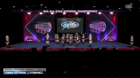 Cheer Extreme - Lovespell [2026 L1 Senior - Small Day 2] 2026 NCA All-Star National Championship