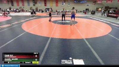 125 lbs Champ. Round 1 - Daniel Bauer, Fontbonne vs Zane Ely, Aurora Universtiy