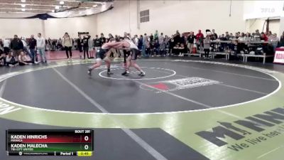 189 lbs Cons. Round 2 - Kaden Hinrichs, MAHACA vs Kaden Malecha, Tri-City United