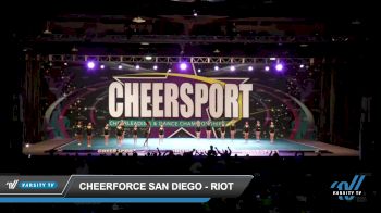 CheerForce San Diego - Riot [2022 Day 1] 2022 CHEERSPORT National Cheerleading Championship