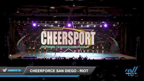 CheerForce San Diego - Riot [2022 Day 1] 2022 CHEERSPORT National Cheerleading Championship