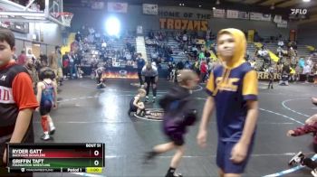 41 lbs Round 2 - Griffin Taft, Foundation Wrestling vs Ryder Gatt, Backyard Brawlers