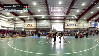 157 lbs Quarterfinal - Austin Alvarez, Pahrump Valley vs Erick Valencia, Lowry