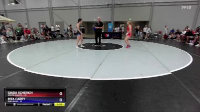 135 lbs Round 3 (8 Team) - Giada Scherich, South Dakota vs Rita Carey, Ohio Blue