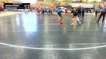 160 lbs Semifinal - Thomas Moore, Webb Middle School vs Grisham Channell, Nolensville Wrestling Club