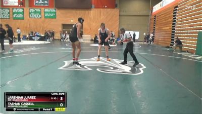 197 lbs Cons. Semi - Tasman Cassell, Moorpark College vs Jaremiah Juarez, Rio Hondo College