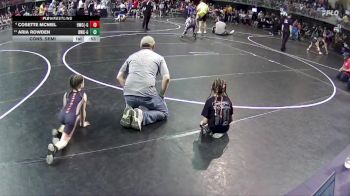 58 lbs Cons. Semi - Cosette McNiel, Hawks Wrestling Club (Lincoln) - Girls vs Aria Rowden, Beatrice Wrestling Club - Girls