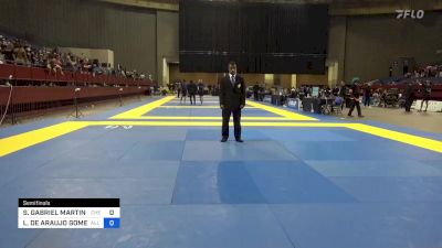 STEPHEN GABRIEL MARTINEZ vs LUCAS DE ARAUJO GOMES 2023 Pan IBJJF Jiu-Jitsu No-Gi Championship