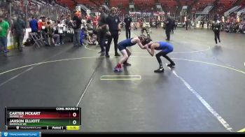 69 lbs Cons. Round 3 - Jaxson Elliott, Dansville WC vs Carter Mckart, Dundee WC