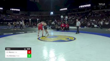 165 lbs Consolation - Evan Manzo, Etiwanda vs Aliaksandr Kikiniou, Poway