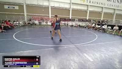 138 lbs Placement Matches (8 Team) - Hunter Avalos, Texas Gold vs Tucker Schiermeister, North Dakota