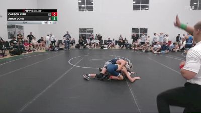 100 lbs Round 2 (6 Team) - Adam Dorn, Brawler Elite vs Carson Kirk, Keystone Krush