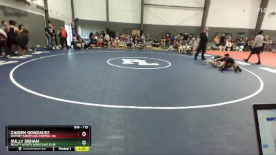 113 lbs 1st Place Match - Zaiden Gonzalez, Victory Wrestling-Central WA vs Sully DeHan, Reality Sports Wrestling Club