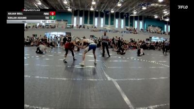165 lbs Round 1 (4 Team) - Keilan Adams, Trojan WC vs Julian Bell, Pasco Wolfpack WC