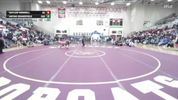 120 lbs 1st Place Match - Saylor Wendell, Elko vs Anyah Dransfield, Caldwell