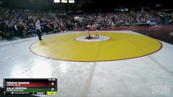 4A 138 lbs Quarterfinal - Kalai Simeona, Rogers (Puyallup) vs Terran Manson, Central Valley