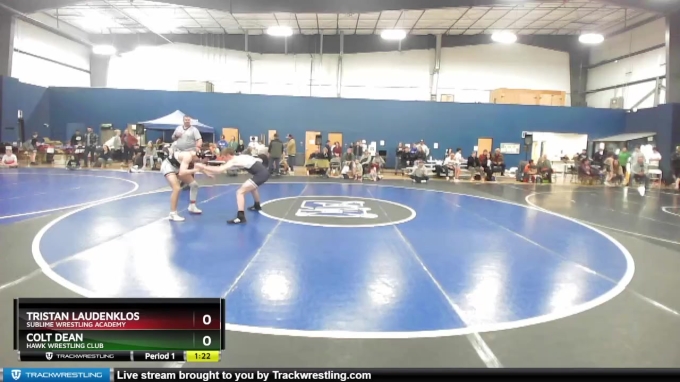 Dean Hawk 140 lbs Cons. Semi - Tristan Laudenklos, Sublime Wrestling Academy vs ...