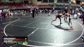 140 lbs Champ. Round 1 - Omar Genchi, Warrior Wrestling Academy vs Jaden Rodriguez, Cozad Wrestling Club