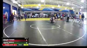 170 lbs Round 4 - Brycen Turner, Palm Bay vs Dennis Proulx, Timber Creek