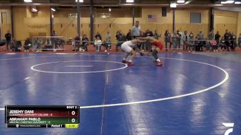 125 lbs Round 1 (6 Team) - Jeremy Oani, Clackamas Community College vs Abraham Pablo, Arizona Christian University