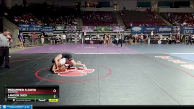 D 1 175 lbs Cons. Round 5 - Landon Olds, Acadiana vs Mohammed Altayeb, Chalmette