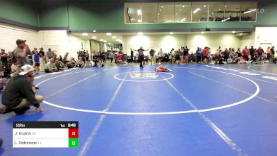 55 lbs Consi Of 8 #2 - James Evans, OK vs Logan Robinson, FL