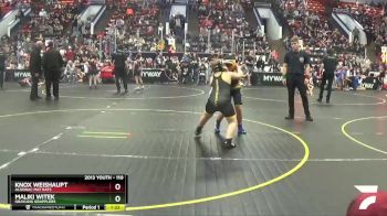 110 lbs Champ. Round 1 - Knox Weishaupt, Algonac Mat Rats vs Maliki Witek, Grayling Grapplers