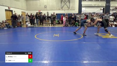 145 lbs Consy 3 - Luke Ankey, Franklin Regional vs Connor Law, Slam Academy-NV