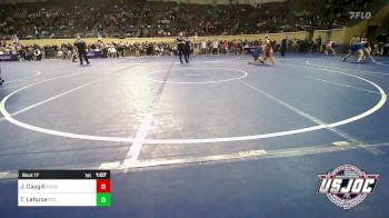 140 lbs Round Of 32 - Julius Caygill, R.A.W. vs Tripp Leforce, Shawnee Takedown Club