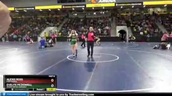 135 lbs Champ. Round 2 - Alexis Ross, Fort Dodge vs Evelyn McDowell, Cedar Rapids Kennedy