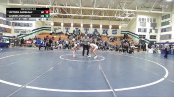 135 lbs 1st Place Match - Lauren Zaragoza, Brawley vs Victoria Barragan, Imperial