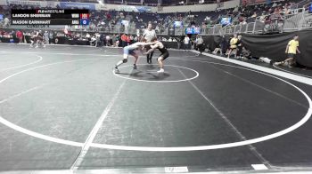 148 lbs Consi Of 4 - Landon Sherman, Winnetonka Youth Wrestling vs Mason Earnhart, Arkansas Elite