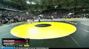 Cons. Round 3 - Jayde Coleman, Naches Valley (Girls) vs Mikaela Miller, Lake Stevens (Girls)