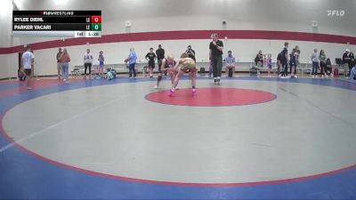 96 lbs Round 5 - Parker Vacari, Cobra Wrestling Club vs Rylee Diehl, Carolina Reapers
