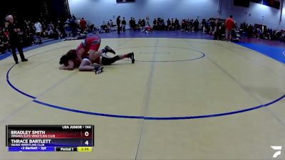 144 lbs Cons. Round 2 - Bradley Smith, Virginia Elite Wrestling Club vs Thrace Bartlett, Viking Wrestling Club