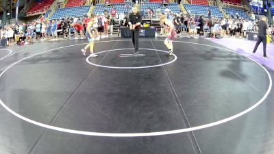 100 lbs Cons 32 #1 - Brodie Minor, TN vs Lelan Nelson, IL