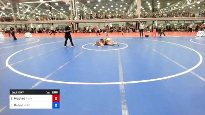 132 lbs Rr Rnd 1 - Ella Hughes, Roundtree Wrestling Academy vs Lexy Pabon, Head Hunters Wrestling