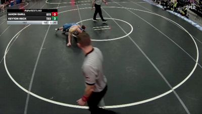 157 lbs Semis & 1st Wrestleback (8 Team) - Jaxon Earll, Gothenburg vs Keyton Reck, Tri County