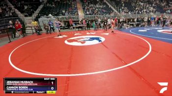 132 lbs Semifinal - Jeramiah Musbach, Green River Grapplers Wrestling vs Cannon Boren, Thermopolis Wrestling Club