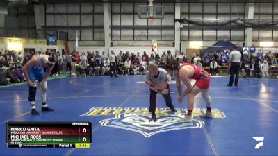 174 lbs Semifinal - Michael Ross, Johnson & Wales University (Rhode Island) vs Marco Gaita, Wesleyan University (Connecticut)