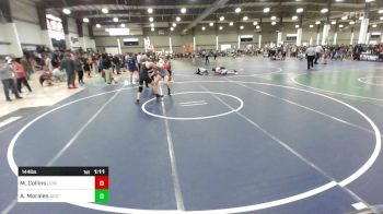 144 lbs Semifinal - Matt Collins, Lions WC vs Anthony Morales, Arizona College Prep