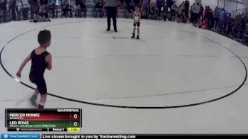 5 lbs Quarterfinal - Mercer Monke, Arlington vs Leo Rivas, Ansley-Litchfield Youth Wrestling