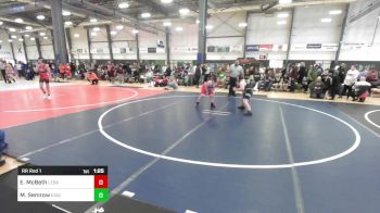 Rr Rnd 1 - Eric McBeth, Lebanon Mat Club vs Myles Semrow, Eagle Point Youth