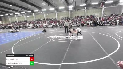 83 lbs Consi Of 4 - Daxx French, Stout Wr Acd vs Jasper Fredrickson, Bear Cave WC