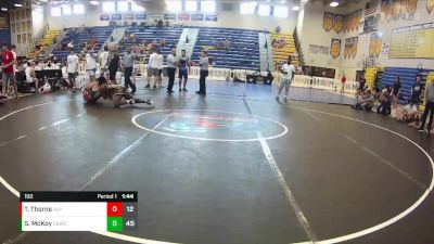 190 lbs Round 5 (8 Team) - Thomas Thorne, Alpha WC vs Samuel McKoy, Cocoa Beach WC