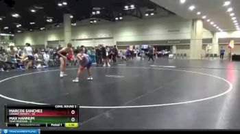 160 lbs Semis & Wb (16 Team) - Max Hannum, Team Montana vs Marcos Sanchez, Cowboy Infinity